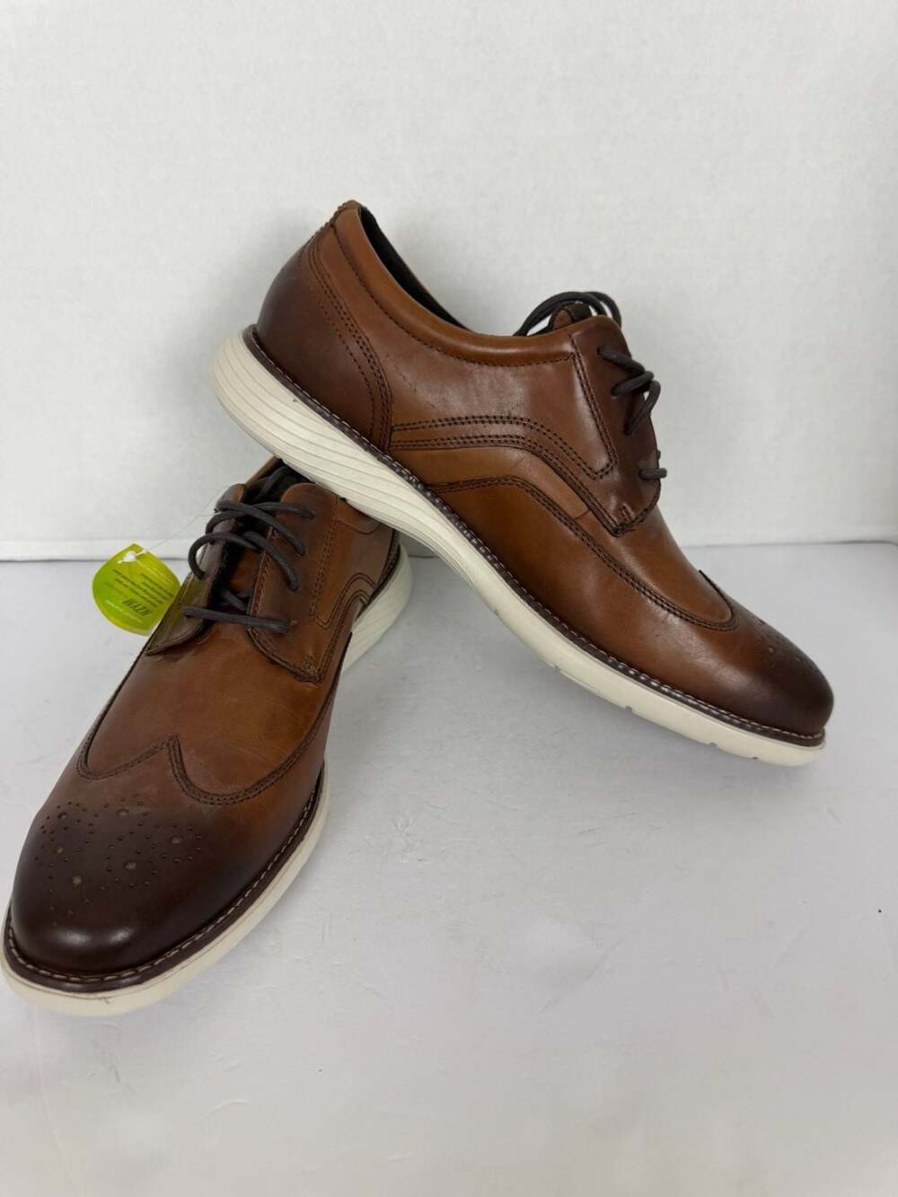 Rockport Men's Garett Wingtip Oxford Shoes in Cognac